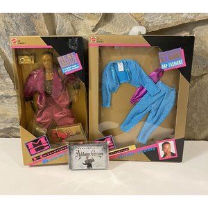 Mattel MC Hammer 12" Doll w Cassette Tapes + Extra Outfit Clothes Shoes New VTG